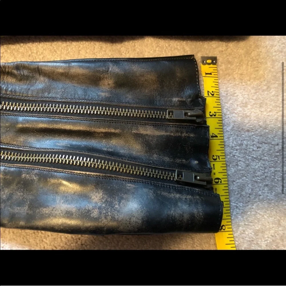 Badass Bed Stu Tango Boots Distressed Black 8.5 - Picture 5 of 9